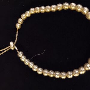 Elegant Silver Beaded Bracelet